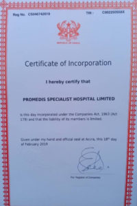 Februar 2019: Certificate 